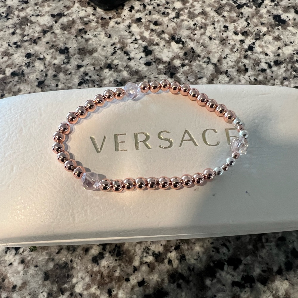 Rose gold stackable bracelets. - Picture 3 of 4